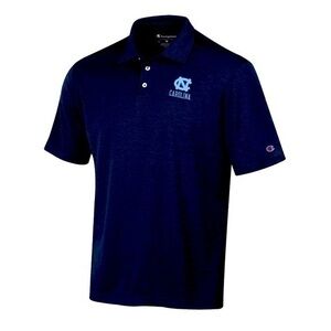 DESIGN

Short sleeve, performance polo
Two-button placket
Standard fit
Small
